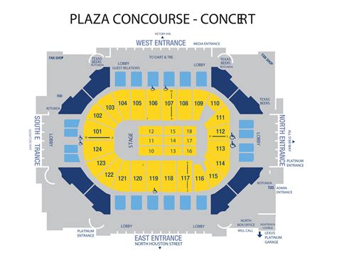 american airlines center seating chart|Interactive Concourse Maps .